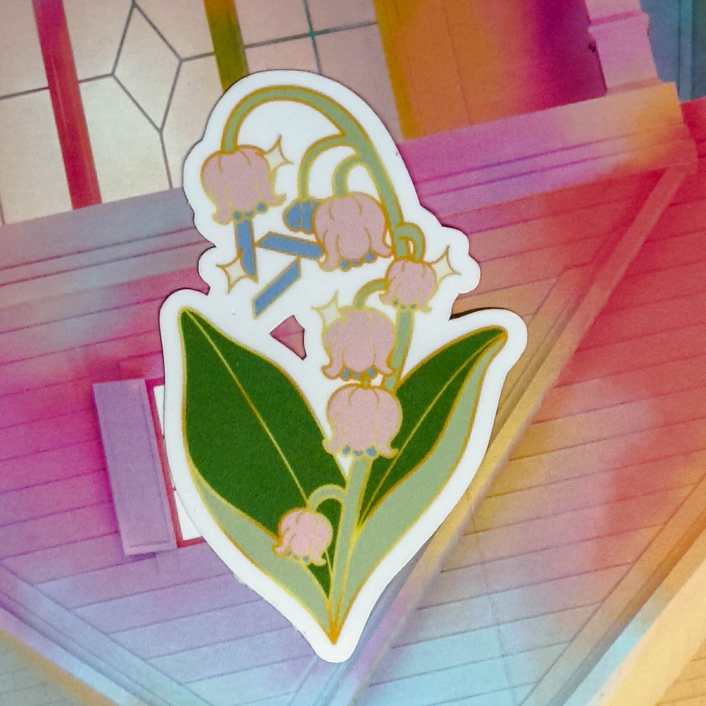 Seventeen Birth Flower Sticker