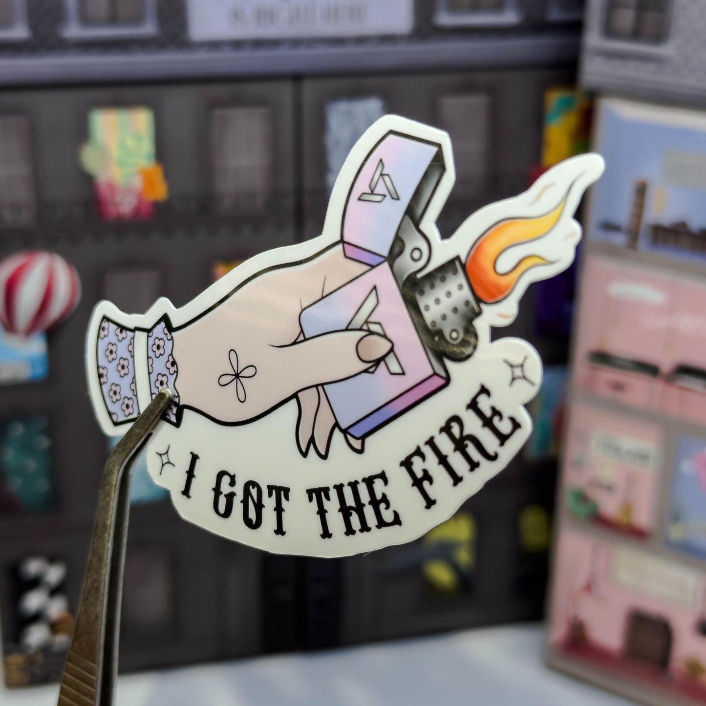 Fire Sticker