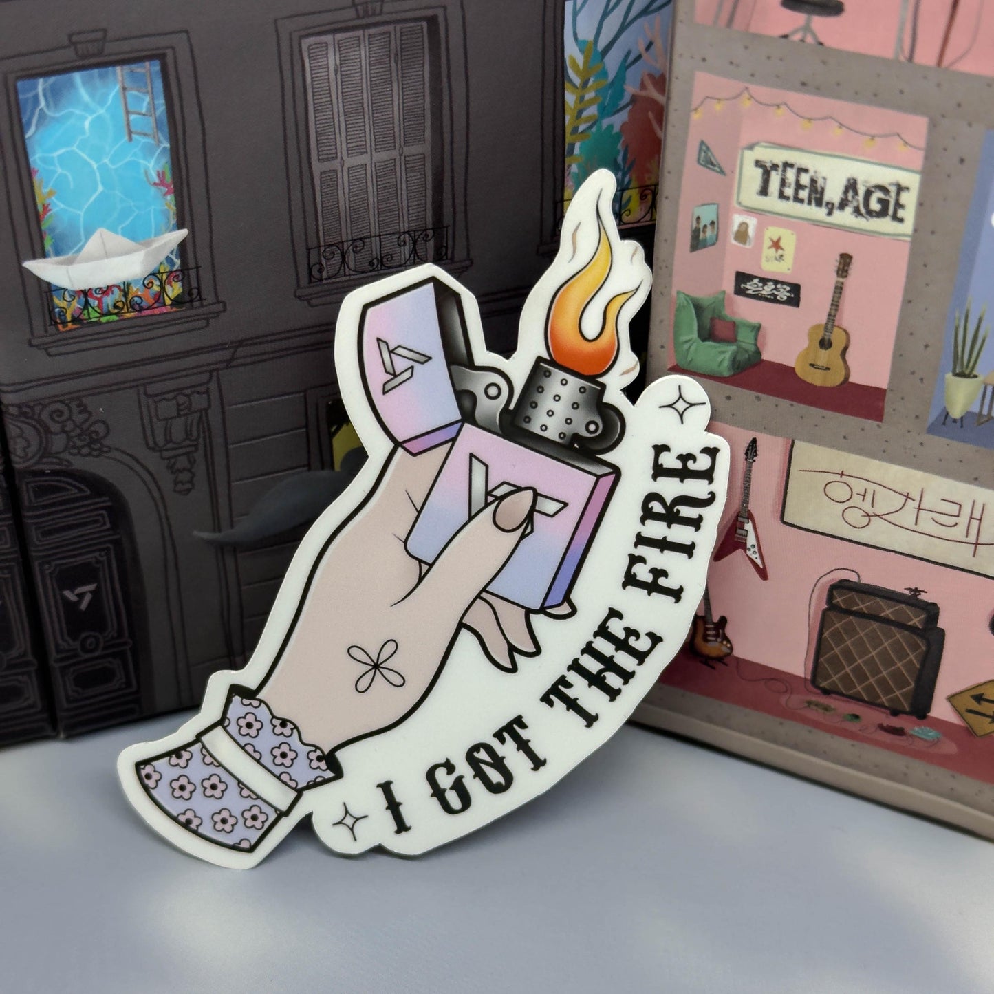 Fire Sticker