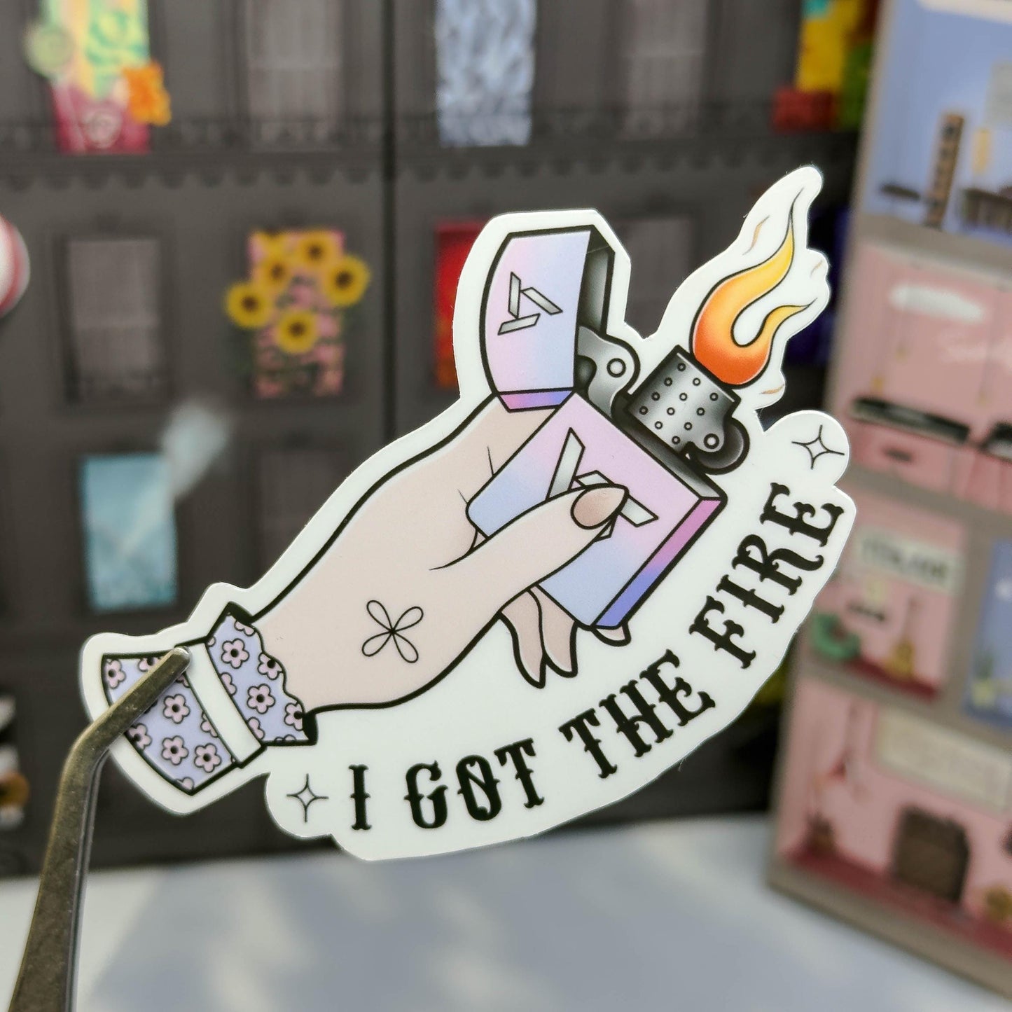 Fire Sticker