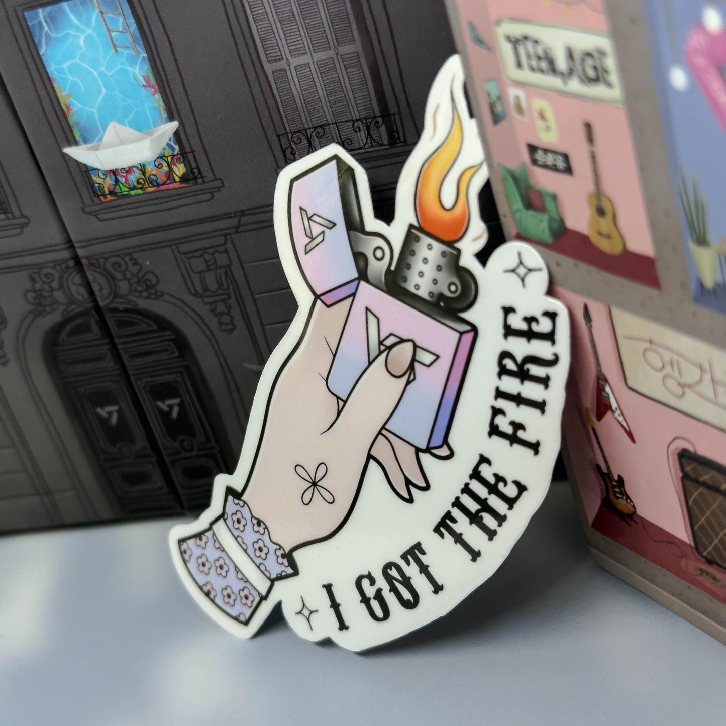 Fire Sticker