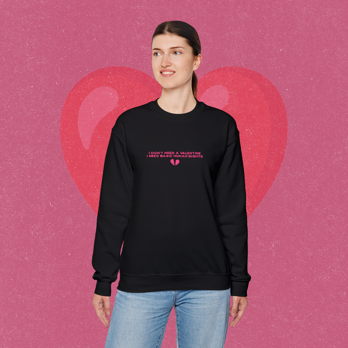 Human Rights Valentines Charity Crewneck - PRE-ORDER
