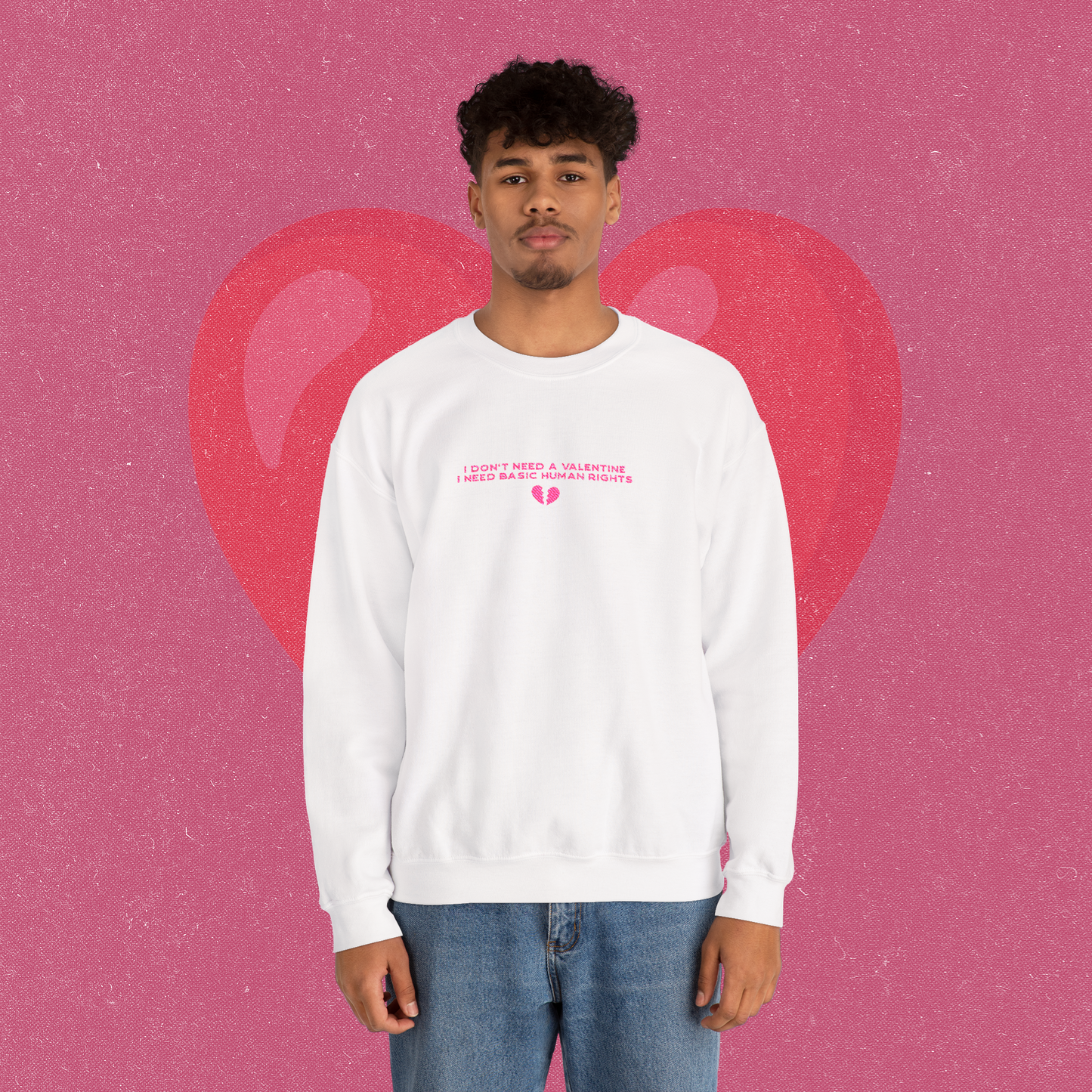 Human Rights Valentines Charity Crewneck - PRE-ORDER