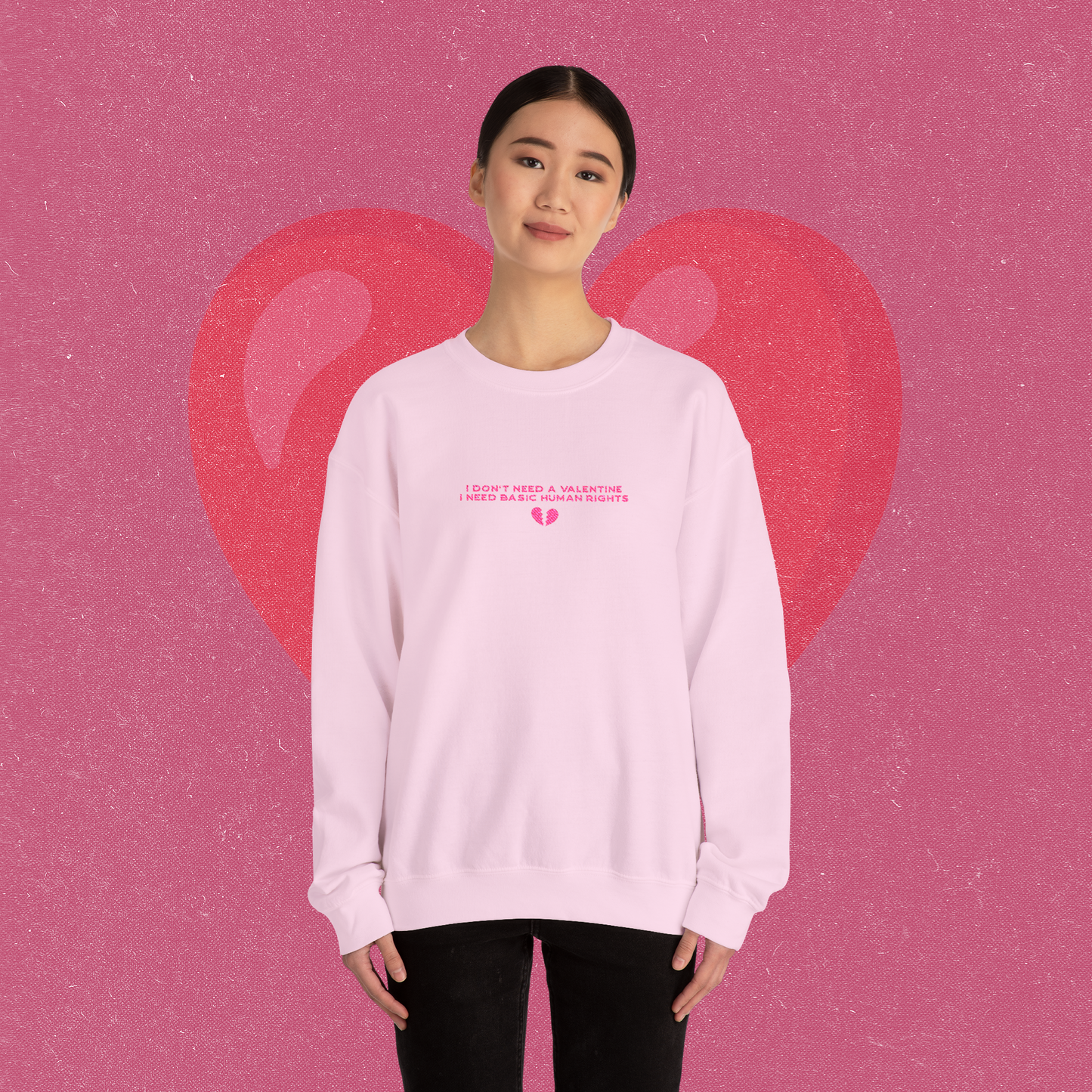 Human Rights Valentines Charity Crewneck - PRE-ORDER
